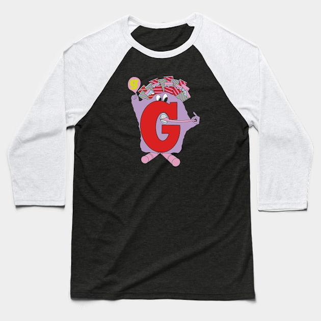 The Letter People: Mr. G Baseball T-Shirt by Third Quarter Run